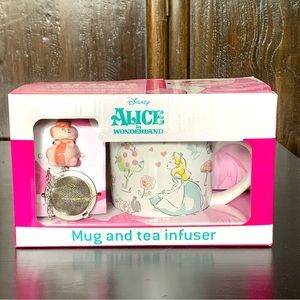 Disney Alice in Wonderland Cheshire Cat Mug and Tea Infuser Set
